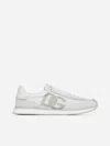 Dolce & Gabbana White Low Top Sneakers With Maxi Logo On The Side And Logo Patch On The Tongue In Gray