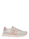 Dolce & Gabbana Canvas And Suede Sneakers In Pink