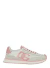 Dolce & Gabbana Canvas And Suede Sneakers In Pink