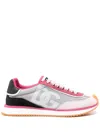 Dolce & Gabbana Cushion Sneakers With Rubber Sole And Leather Trim In Grey