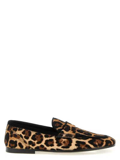 Dolce & Gabbana Ariosto Loafers Brown In Multi