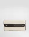 Dolce & Gabbana Atene Salt&pepper And Calfskin Necessaire