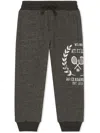 Dolce & Gabbana Athletic Logo-print Track Trousers In Grey