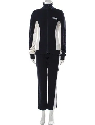 Pre-owned Dolce & Gabbana Athletic Lounge Set In Blue