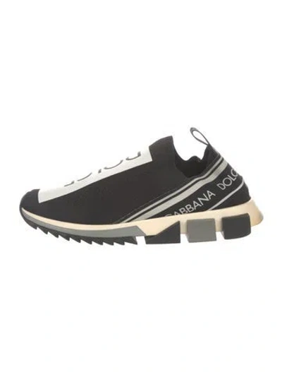 Pre-owned Dolce & Gabbana Athletic Sneakers In Black
