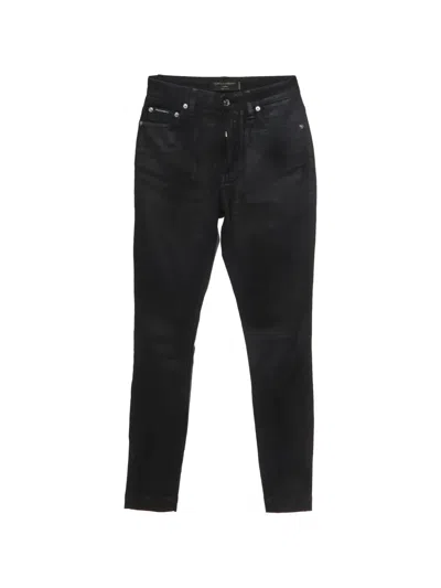 Pre-owned Dolce & Gabbana Audrey Skinny Jeans In Black