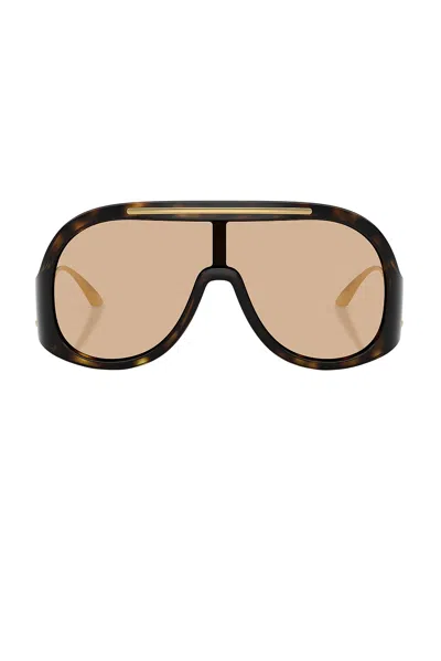 Dolce & Gabbana Aviator Sunglassess In Havana