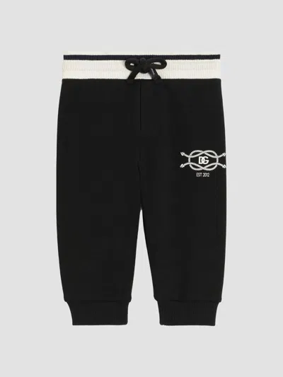 Dolce & Gabbana Baby Boy's Logo Joggers In Black
