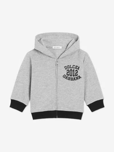 DOLCE & GABBANA DOLCE & GABBANA BABY BOYS 2012 LOGO ZIP UP TOP
