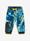 DOLCE & GABBANA BABY BOYS COTTON MARBLE PRINT JOGGERS 18 - 24 MTHS MULTICOLOURED