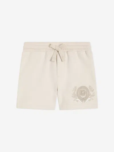 Dolce & Gabbana Kids'  Baby Boys Logo Shorts In Ivory