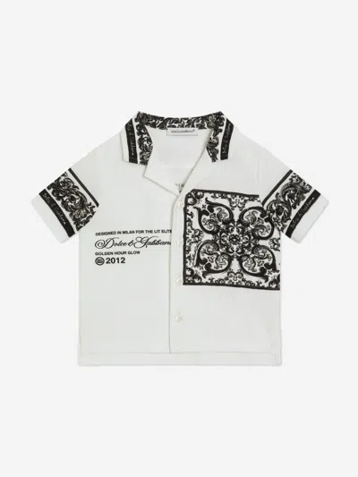 DOLCE & GABBANA DOLCE & GABBANA BABY BOYS MAJOLICA SHIRT