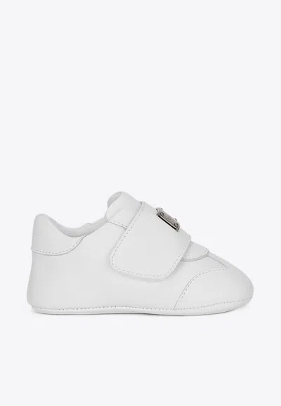 Dolce & Gabbana Baby Boys Nappa Leather Sneakers In White