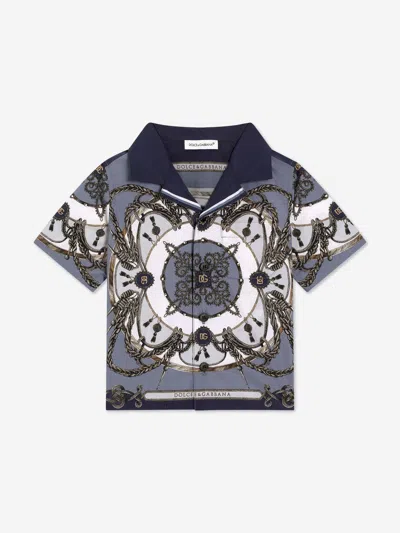DOLCE & GABBANA DOLCE & GABBANA BABY BOYS NAUTICAL PRINT SHIRT