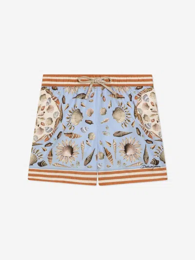 DOLCE & GABBANA DOLCE & GABBANA BABY BOYS SHELL PRINT SWIM SHORTS