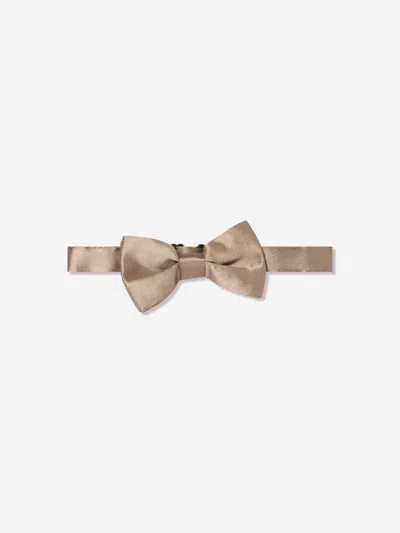 Dolce & Gabbana Kids' Baby Boys Silk Bow Tie In Gold