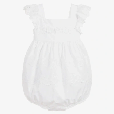 Dolce & Gabbana Baby Girls Lace Shortie In White