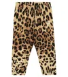 Dolce & Gabbana Leopard-print Leggings In Leo Fdo Beige