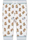 Dolce & Gabbana Cartoon-print Cotton Leggings In White