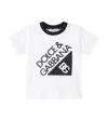 Dolce & Gabbana Baby Printed Cotton T-shirt In White