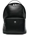 Dolce & Gabbana Logo-plaque Backpack In Black