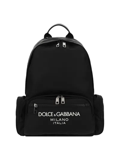 Dolce & Gabbana Backpack In Nero Nero