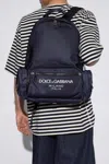 Dolce & Gabbana Backpack With Logo In Navy Blue