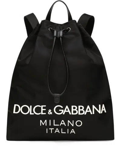 DOLCE & GABBANA DOLCE & GABBANA BACKPACK WITH PRINT