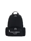 Dolce & Gabbana Dg Milano Sicilia Dna Backpack In Black