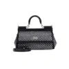 Dolce & Gabbana Sicily Medium Handbag With Crystals