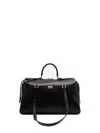 Dolce & Gabbana Calf Leather Shoulder Bag Vittoria Model In Black
