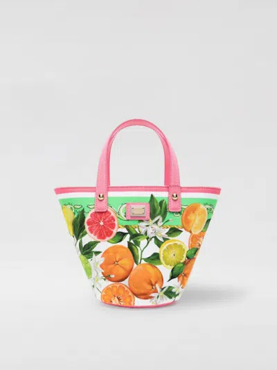 Dolce & Gabbana Fruit-print Tote Bag In Multicolor