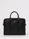 Dolce & Gabbana Professional Leather Shoulder Bag In Black