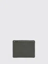 Dolce & Gabbana Charcoal Fabric Clutch In Gray