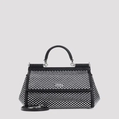 Dolce & Gabbana Bag In Nero Crystal
