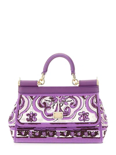 Dolce & Gabbana Bag "sicily" Small In Purple