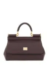 Dolce & Gabbana Sicily Ew Small Leather Tote Bag