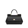 Dolce & Gabbana Medium Sicily Handbag In Black