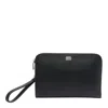 Dolce & Gabbana Black Clutch With Removable Wrist Strap And Logo Plaque On The Front In Black