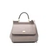 Dolce & Gabbana Medium Mud-coloured Sicily Handbag