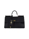 Dolce & Gabbana Black My Sicily Handbag In Black