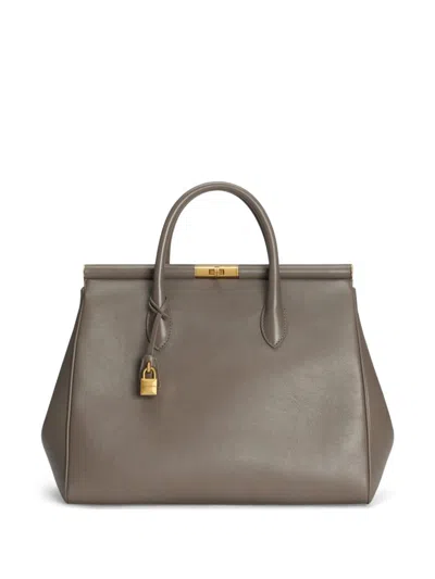 Dolce & Gabbana Sicily Tote Bag In Gray