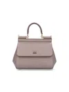 Dolce & Gabbana Women Taupe Large Sicily Handbag