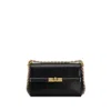 Dolce & Gabbana 'marlene' Black Shoulder Bag With Twist Lock