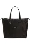 Dolce & Gabbana Carryall Tote Bag With Top Handles In Black