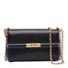 Dolce & Gabbana 'marlene' Black Shoulder Bag With Twist Lock In Black