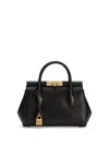 Dolce & Gabbana Women Marlene Mini Leather Handbag In Black