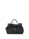 Dolce & Gabbana Sicily Elongated Handbag In Black