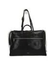 Dolce & Gabbana Versatile Leather Shoulder Bag And Straps In Black