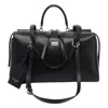Dolce & Gabbana Calf Leather Shoulder Bag Vittoria Model In Black